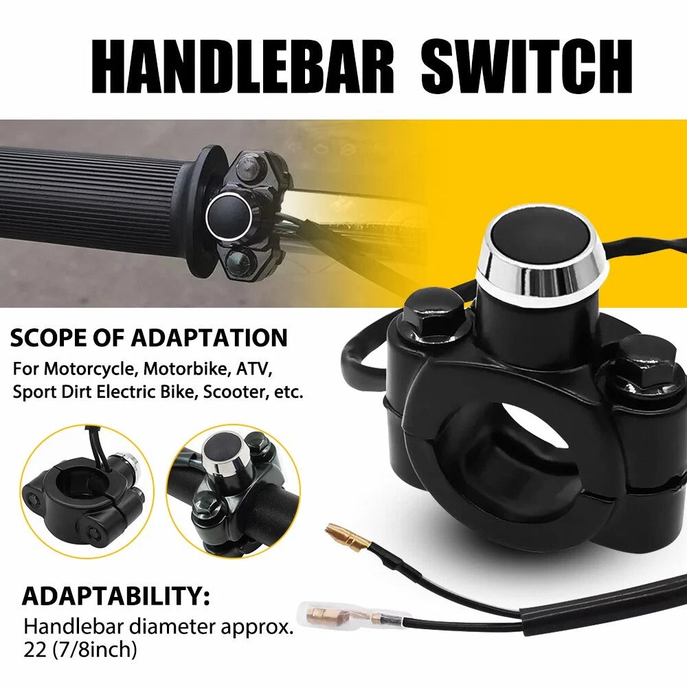 Handlebar Kill On-Off Start Switch for Motorcycle (12V)