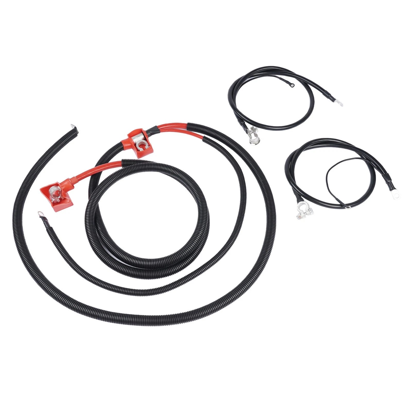 Set of 2 Negative Positive Battery Starter Cables Kit F2TZ14301D for Ford 7.3L Powerstroke (1994–2003)