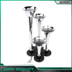 12V 150 DB 4-Trumpet Air Horn Kit for Car Truck Van Bus (Universal)