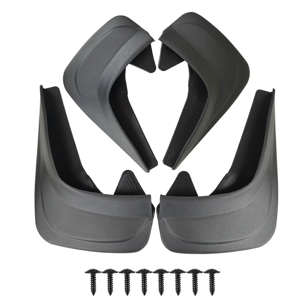 Set of 4 Universal Splash Guards Mudflaps for Car Pickup Truck SUV