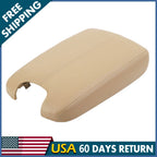 Beige Leather Armrest Cover for Honda Accord (2008–2012) Sedan Coupe