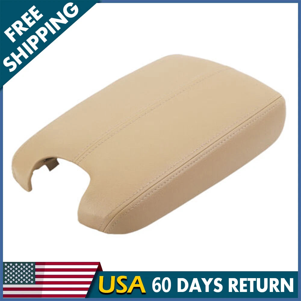 Beige Leather Armrest Cover for Honda Accord (2008–2012) Sedan Coupe