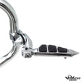 Chrome 2.5" Short Foot Peg Kit for Yamaha V-STAR XVS1300 (2007–2017)