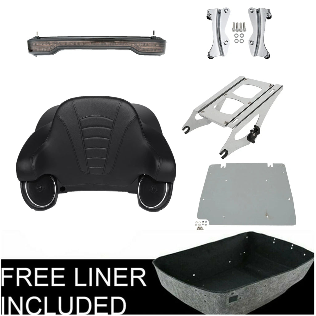 Trunk Mount Rack Speakers for Harley Road Glide (2014–2026)