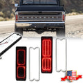 Smoked Red LED Tail Lights for Chevy GMC Pickup Truck (1967–1972)