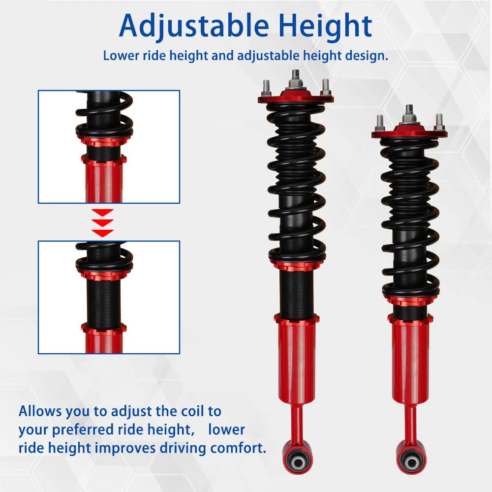 Adjustable Coilover Kit for Honda Accord (2003–2007) & Acura TSX (2004–2008)