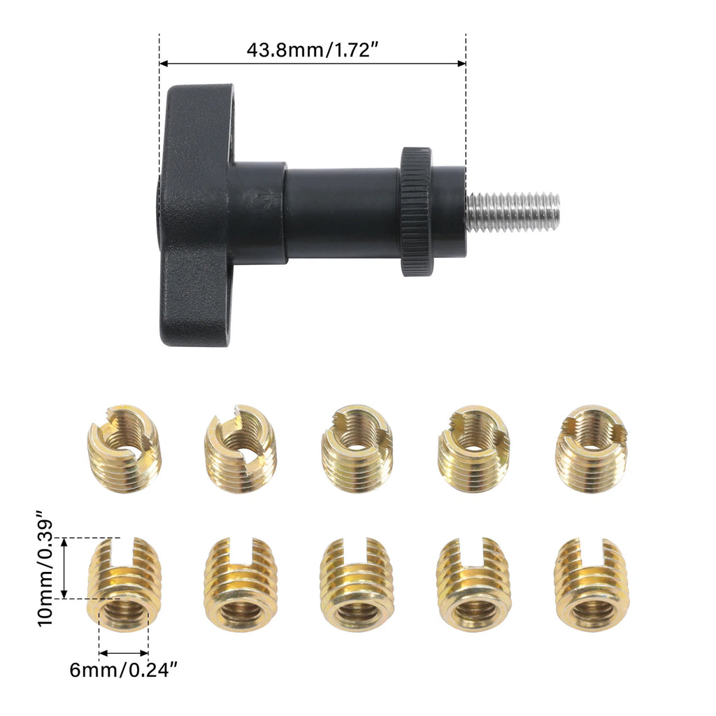 Batwing Fairing Brass Thread Cutting Inserts for Harley Street Glide (1997–2013)