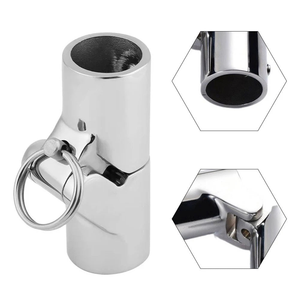 Stainless Steel Folding Swivel Tube Pipe Connector for Marine Applications