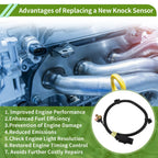1 Pc No.3851039810 Ignition Knock Sensor for Kia Sorento (2003–2006)