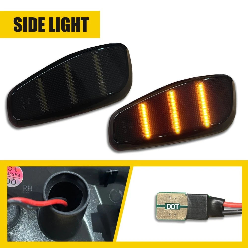 Smoked LED Front Side Marker Light for Jeep Renegade (2015–2023)