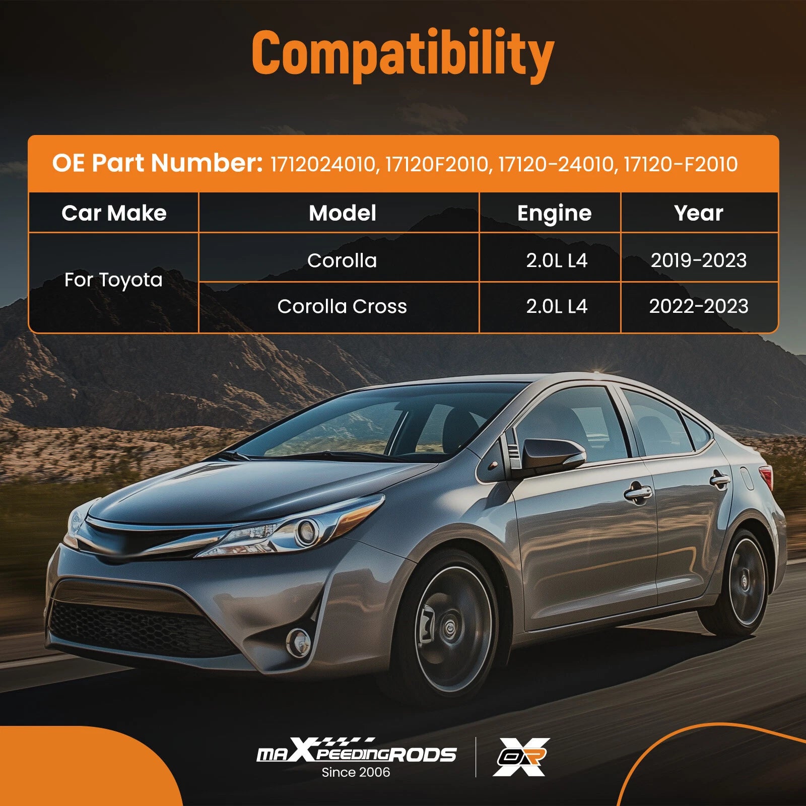 Engine Intake Manifold for Toyota Corolla 2019-2023