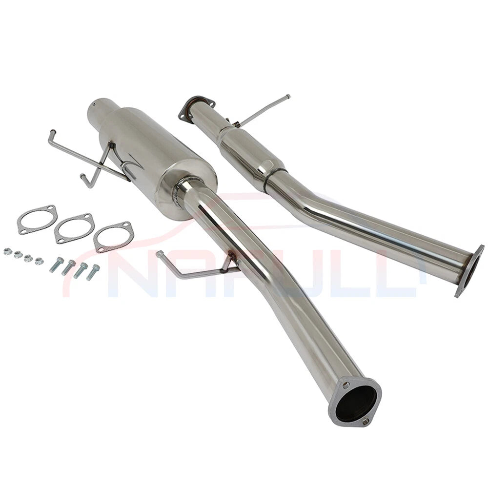 4" Rolled Tip Muffler for 240SX S13 Silvia (1989–1994) Stainless Steel Exhaust