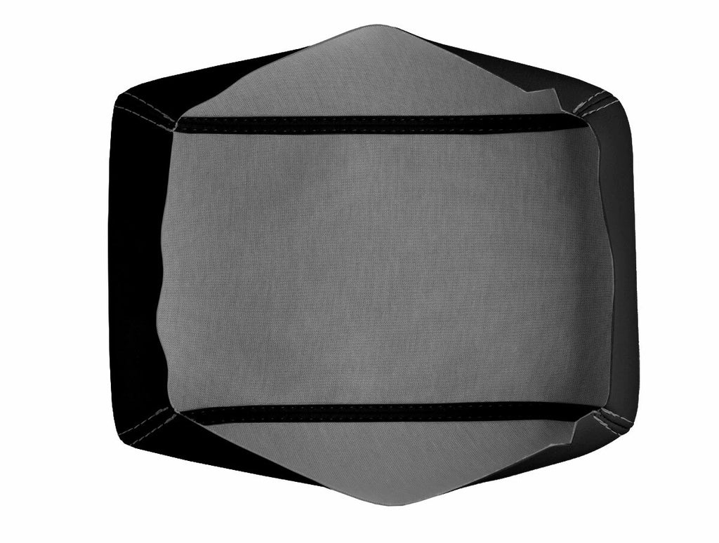 Leather Console Lid Armrest Cover for Dodge Challenger (2008–2014) Gray Stitch