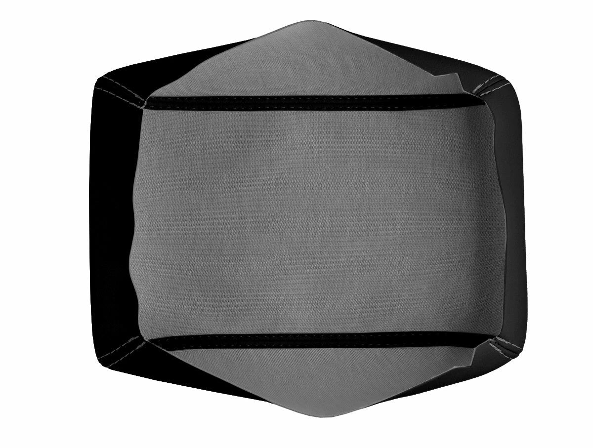 Leather Console Lid Armrest Cover for Dodge Challenger (2008–2014) Gray Stitch