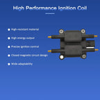 Ignition Coil + 4X Iridium Spark Plugs for Jeep Liberty Dodge Caravan (2002–2005)