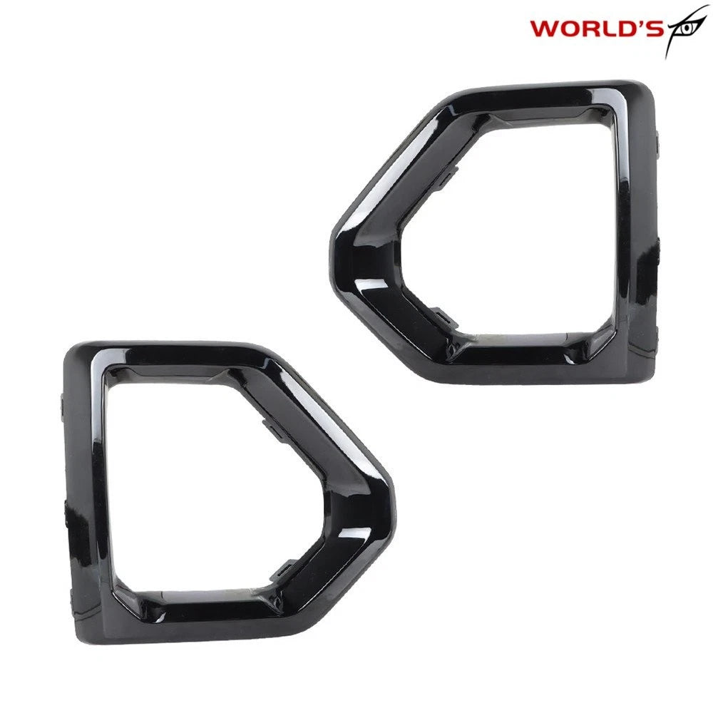 Set of 2 Front Fog Light Outer Bezel Covers for GMC Sierra Denali SLT