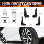 Mud Flaps Splash Guards Mudguards Set for Honda Civic Hatchback (2017-2021)