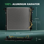 Radiator for Dodge Dakota Durango (1997–2000)