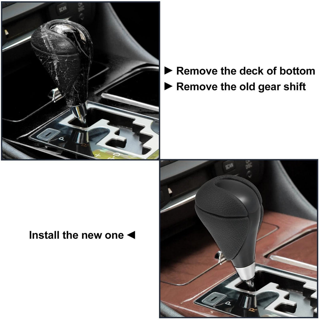 Automatic Gear Shift Knob for Lexus ES350 (2007–2012) Faux Leather Black
