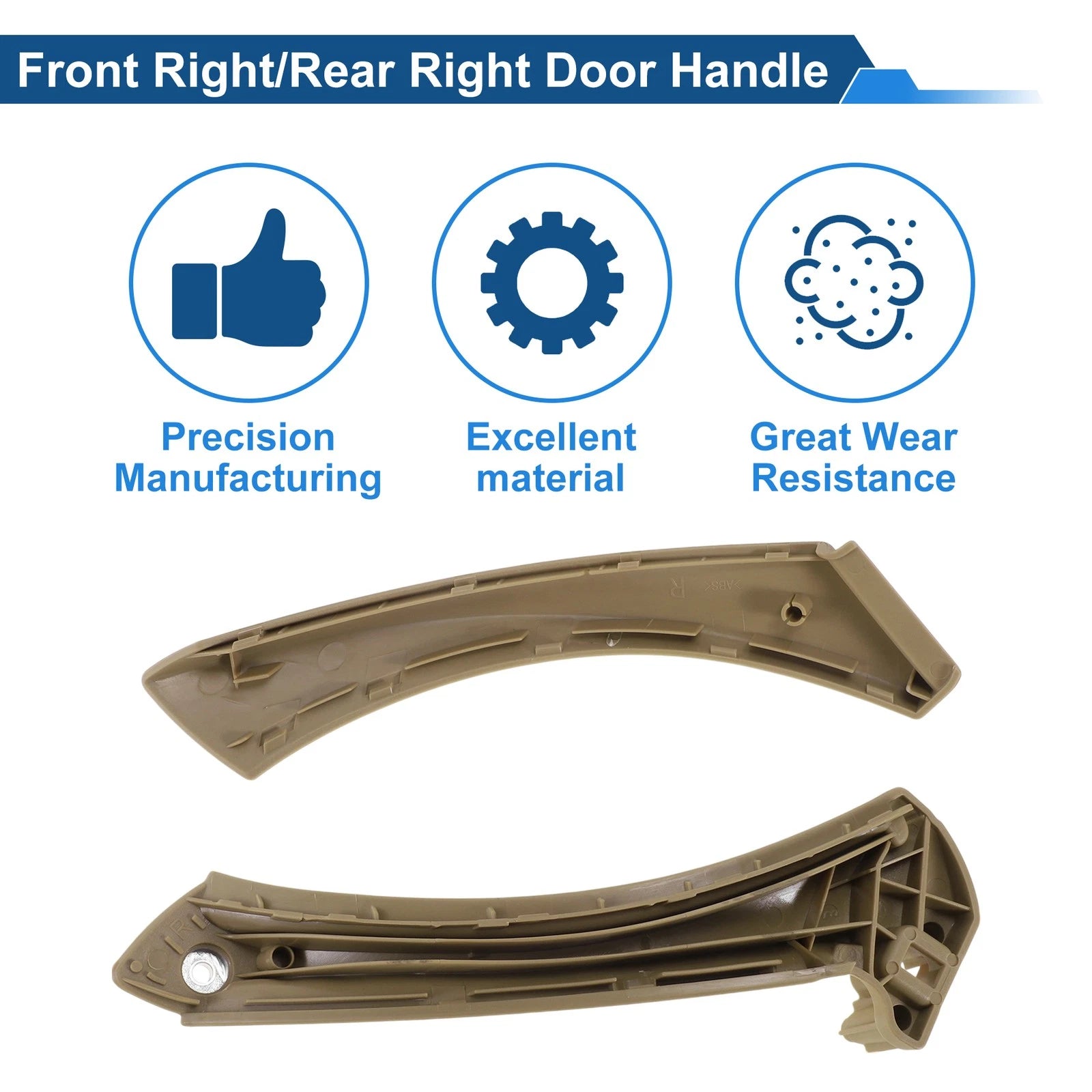 Inner Door Panel Handle for BMW 3 Series E90 E91 (2004–2012) No. 51417230850 Beige