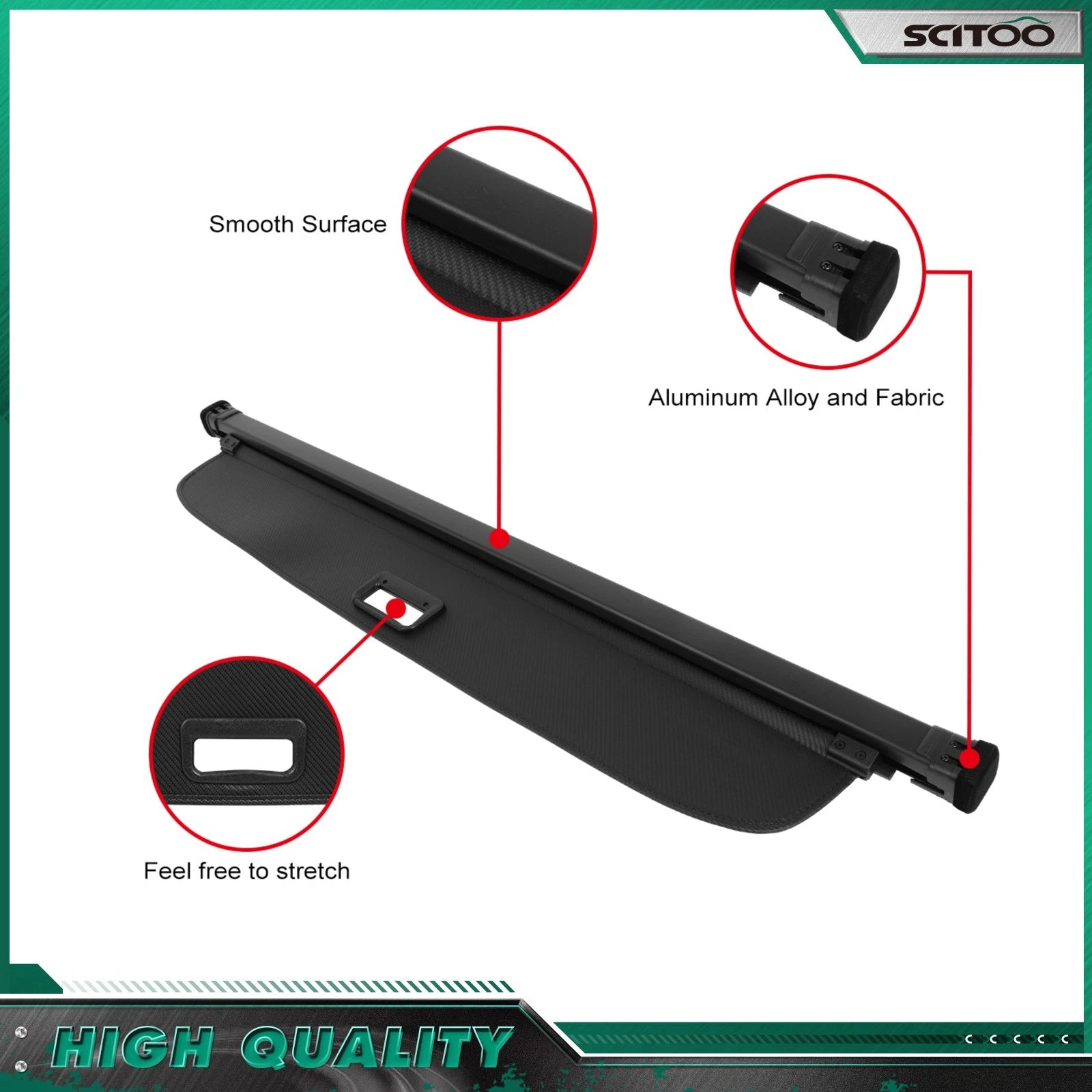 Retractable Cargo Cover for Volkswagen Tiguan (2018–2024)