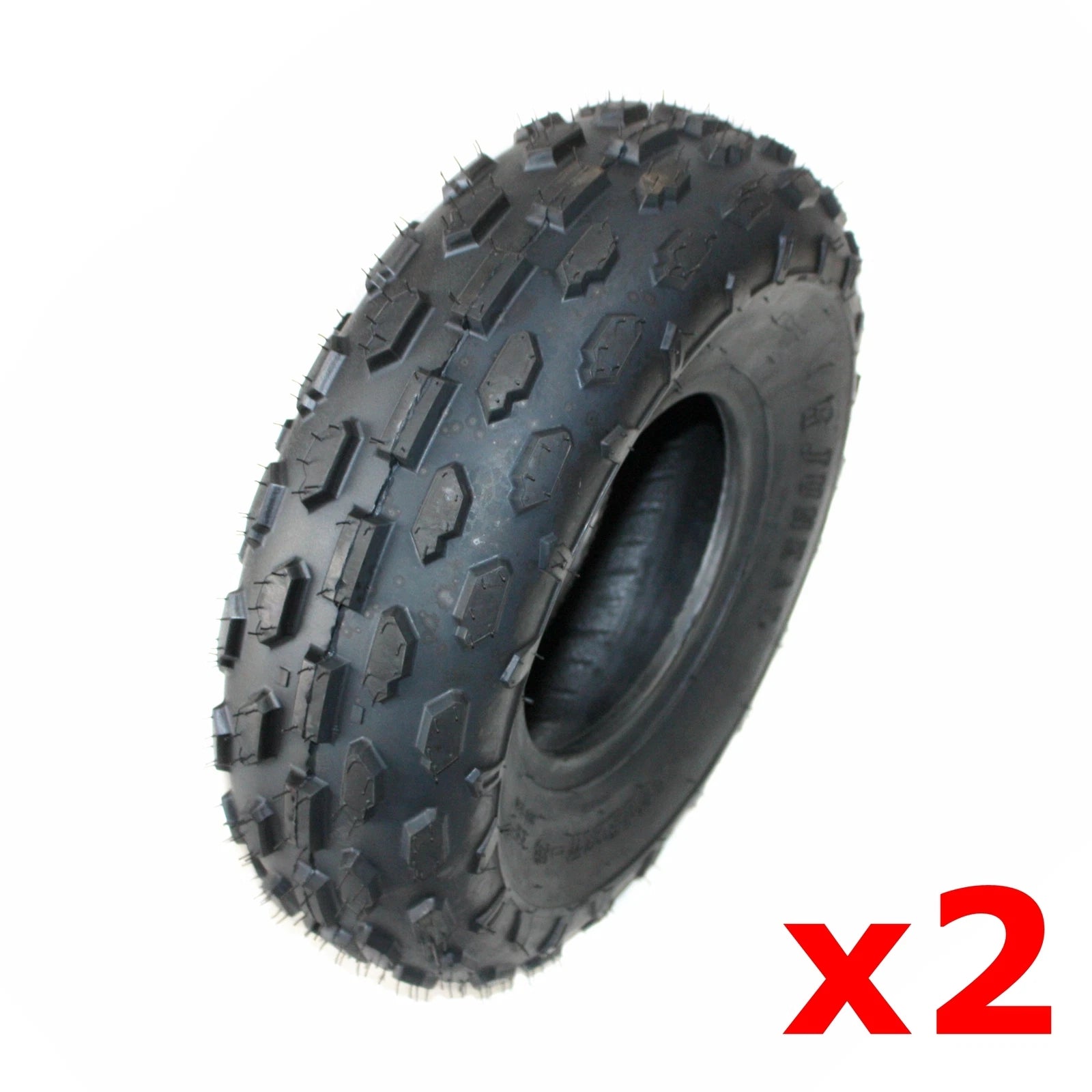 2X 4PLY 19X7.00-8 Front Tire for Quad Dirt Bike ATV Buggy GoKart (N/A)