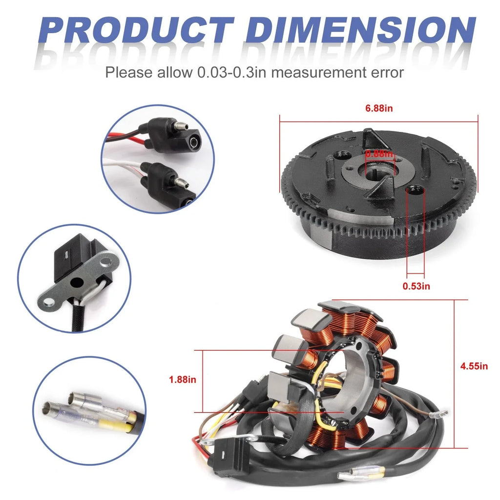 Stator w/ Rotor Flywheel for Polaris Sportsman 500 HO (1999–2002)