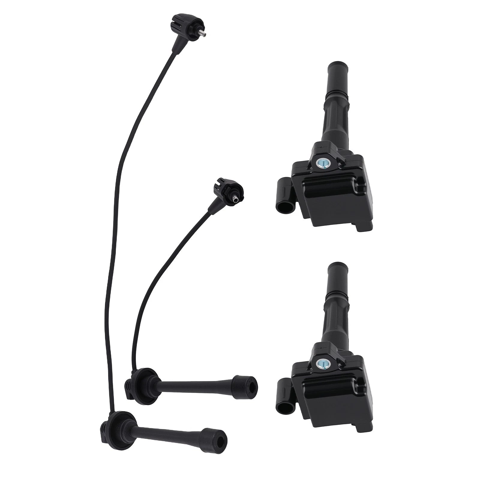 2X Ignition Coil + Wires Set for Toyota Paseo 1.5L L4 (1996–1999) 90919-02213