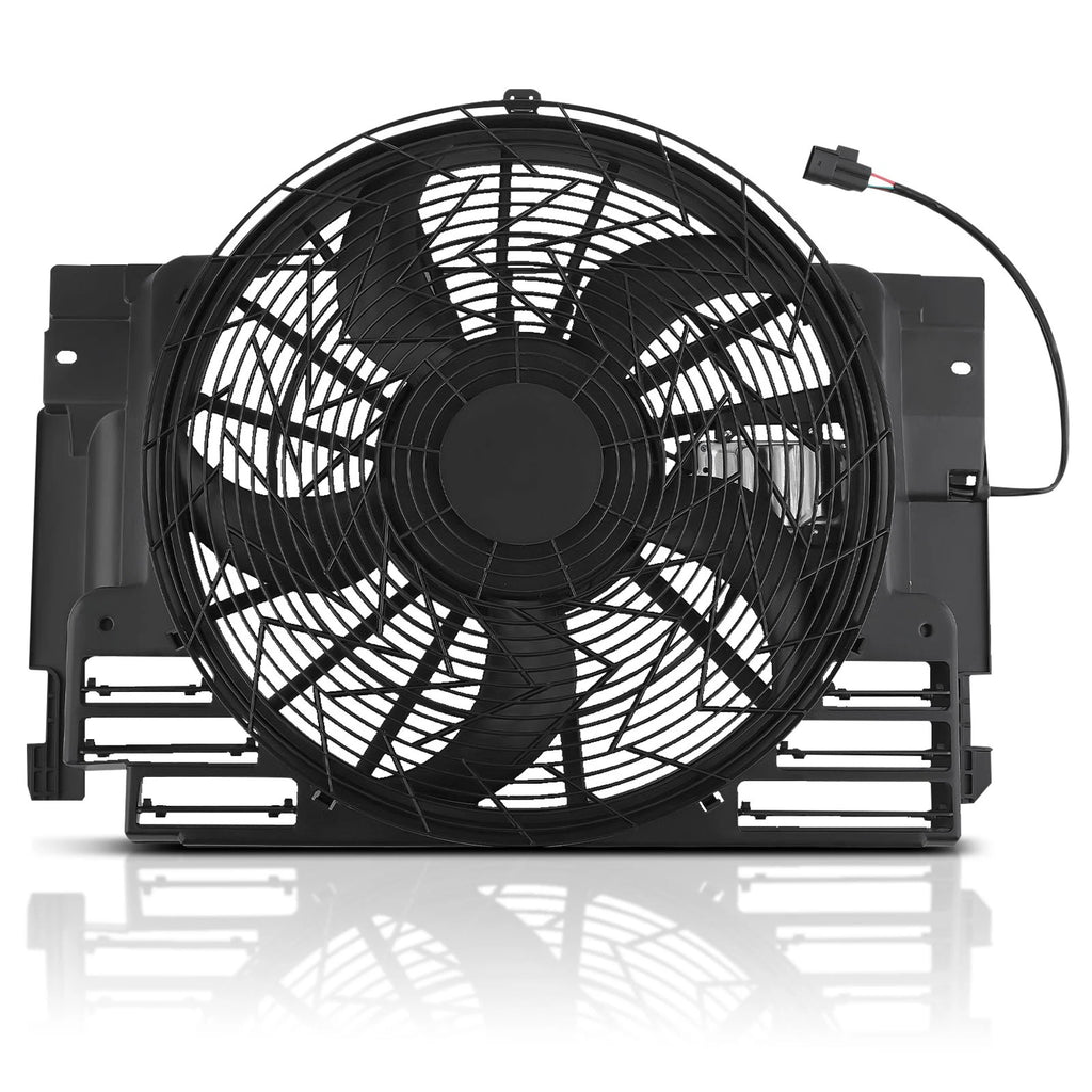 AC Radiator Condenser Cooling Fan Assembly for BMW X5 (2000–2006) 611400 64546919051