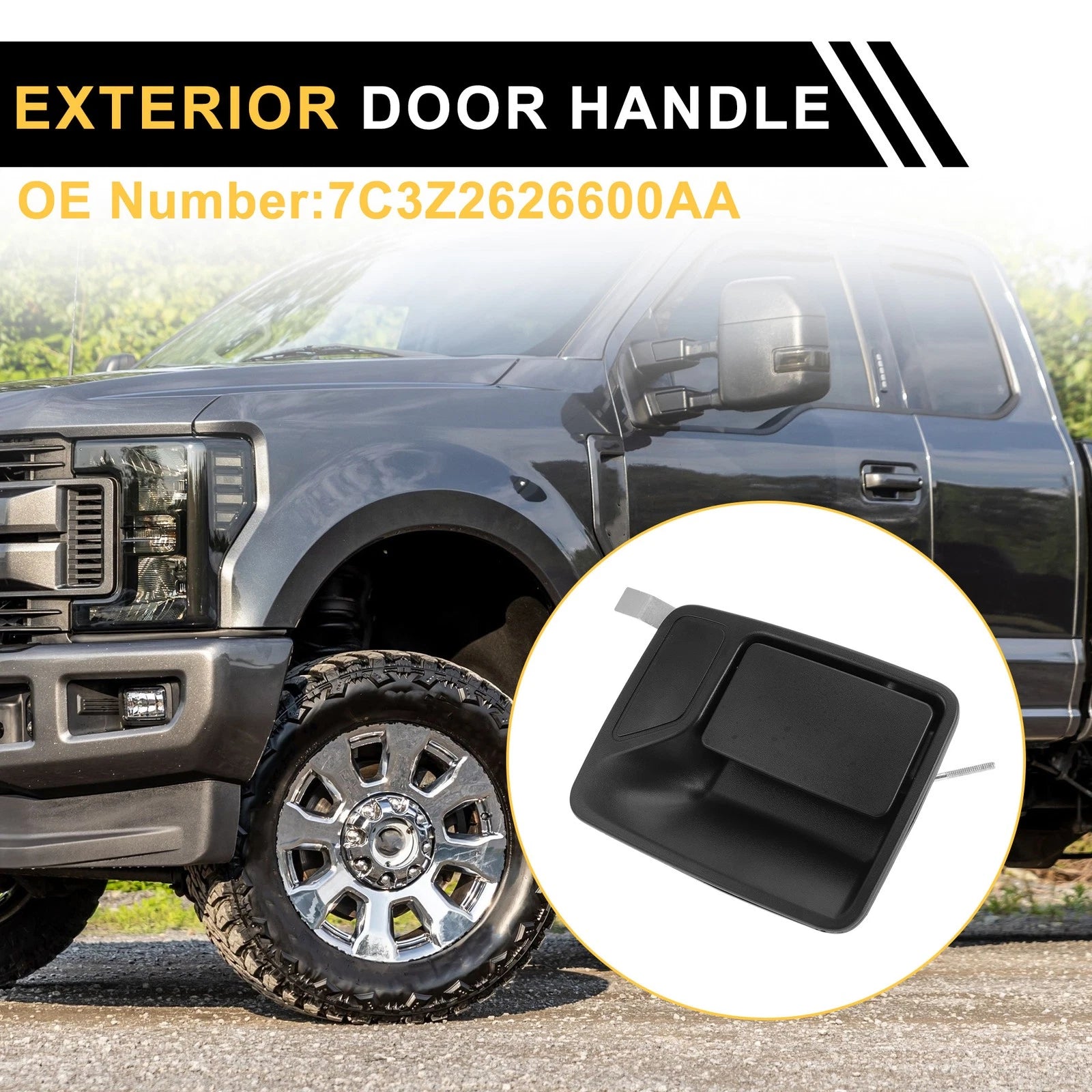 Rear Right Exterior Door Handle for Ford Excursion (2000–2005) No. 7C3Z2626600AA