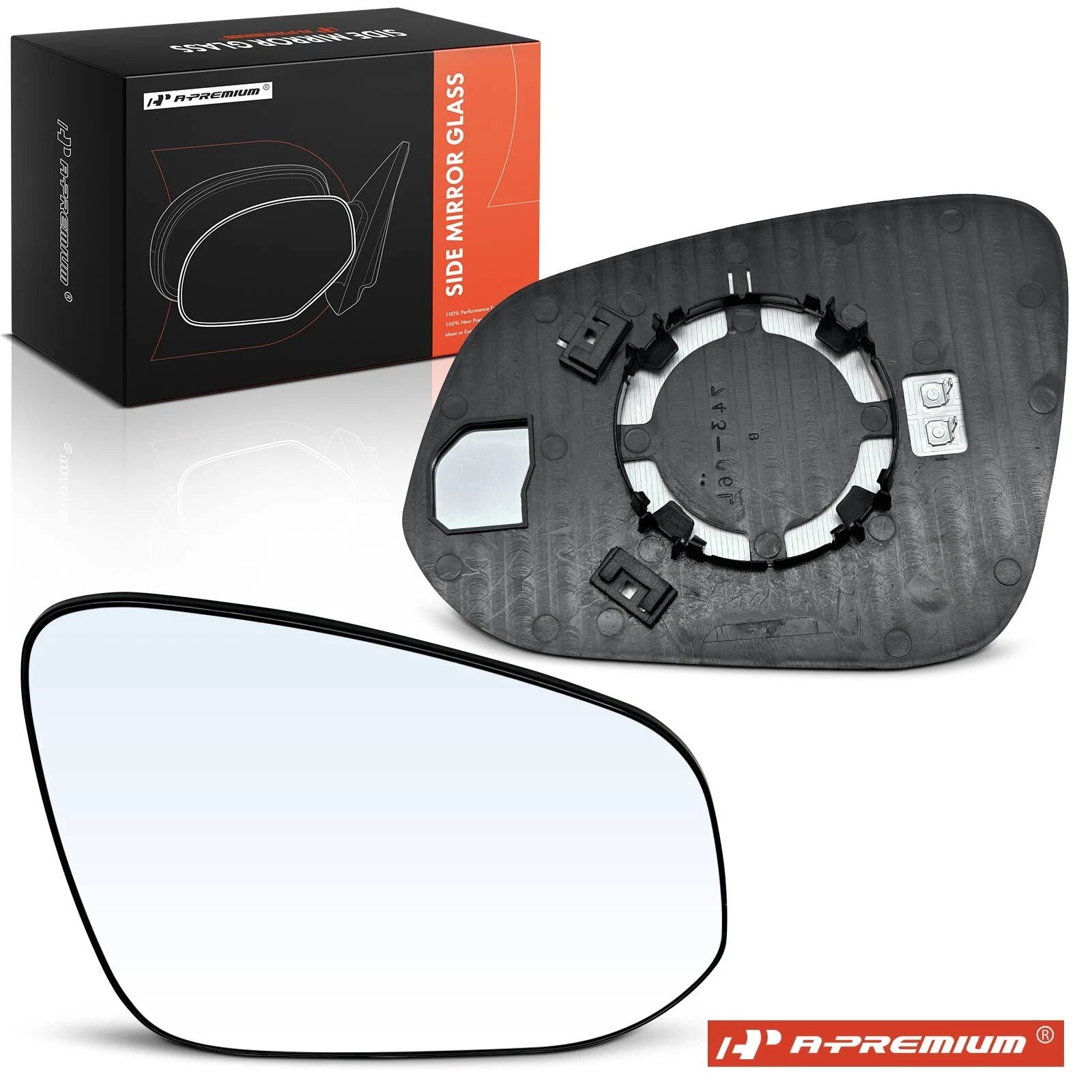 Passenger Manual Mirror Glass for Toyota RAV4 (2013-2018)