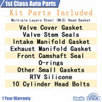 Cylinder Head Gasket Set with 10 Bolts for Ford Focus (2000-2011)