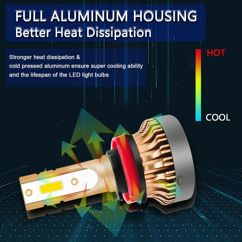Golden Yellow LED DRL Bulb Conversion Kit for Nissan (YYYY-YYYY)