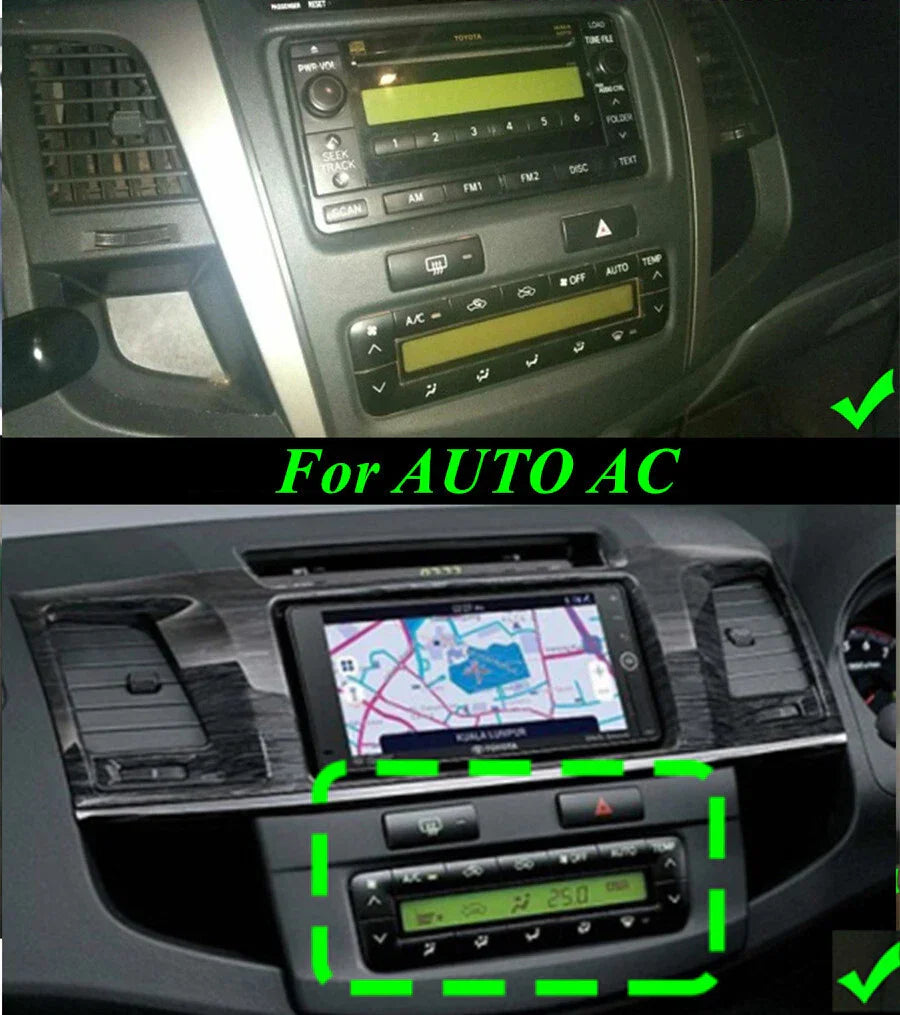 9.7" Android 10.1 Stereo Radio GPS for 2005-2014 Toyota Fortuner/Hilux