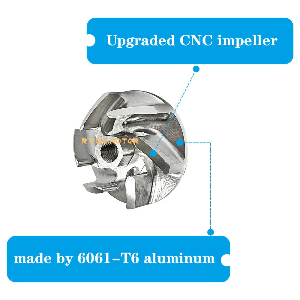 CNC Aluminum Water Pump Impeller for Honda CR125R CR250R (1984–2007)
