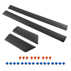 4Pcs Door Lower Molding Trim for Toyota FJ Cruiser (2007–2014) Black
