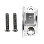 Handlebar Fog Headlight Horn Switch Button for Harley Touring Softail Chrome