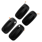 Set of 4 Black Exterior Door Handles for Cadillac EXT/ESV (1999–2006) 19356467