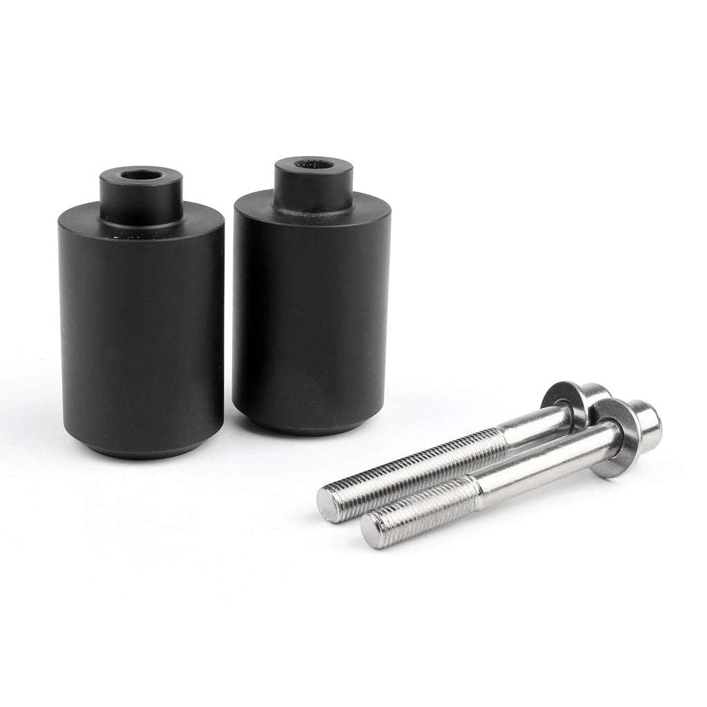 Crash Bobbins Protector Sliders for Yamaha FZ6 600 (2004–2008) - Aluminum Black