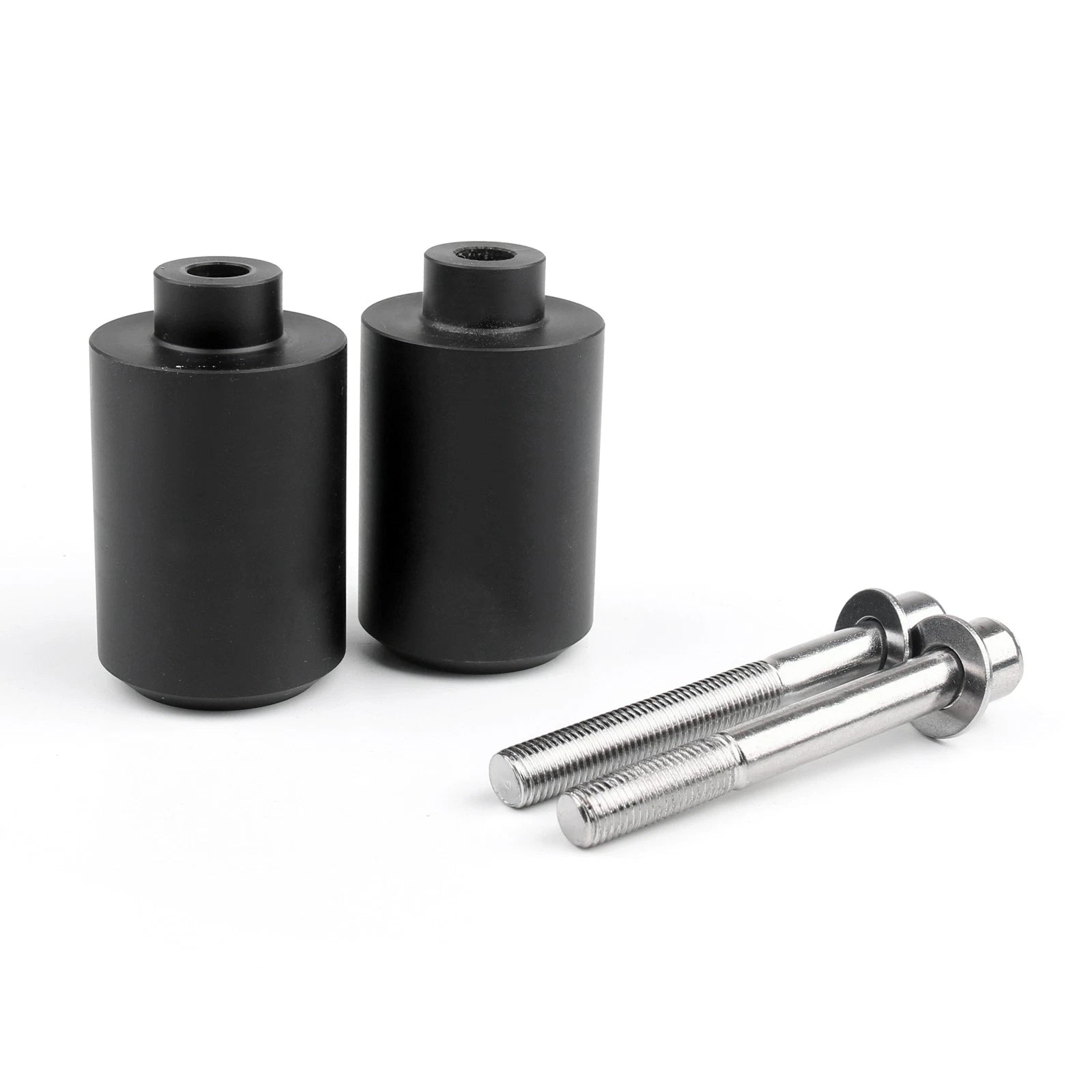 Crash Bobbins Protector Sliders for Yamaha FZ6 600 (2004–2008) - Aluminum Black