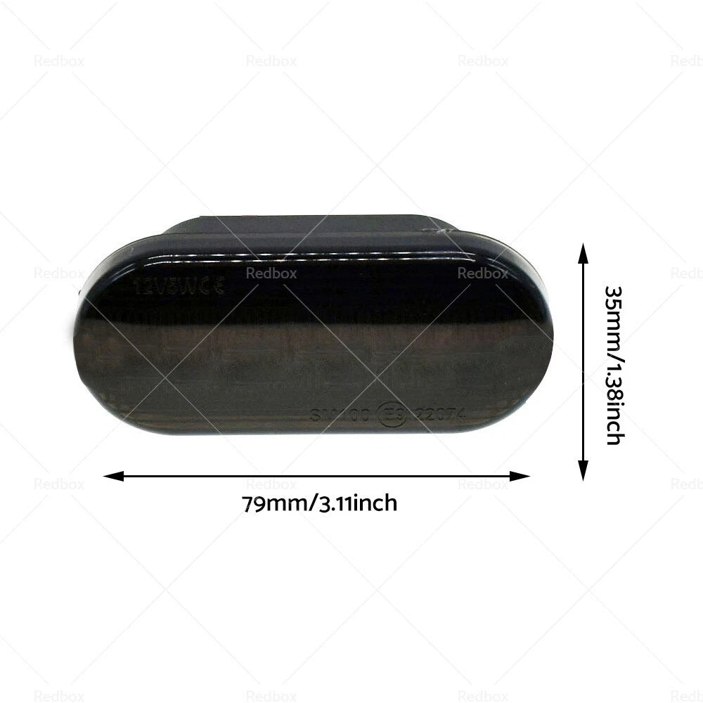 2X Dynamic LED Side Marker Turn Signal for VW Golf MK4 (1997–2006) & SEAT Ibiza (2002–2008)