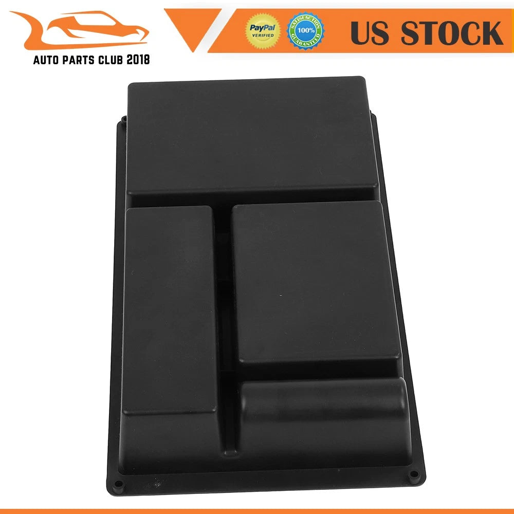 Center Console Organizer Tray for Suburban Tahoe Yukon (2015–2018) Black