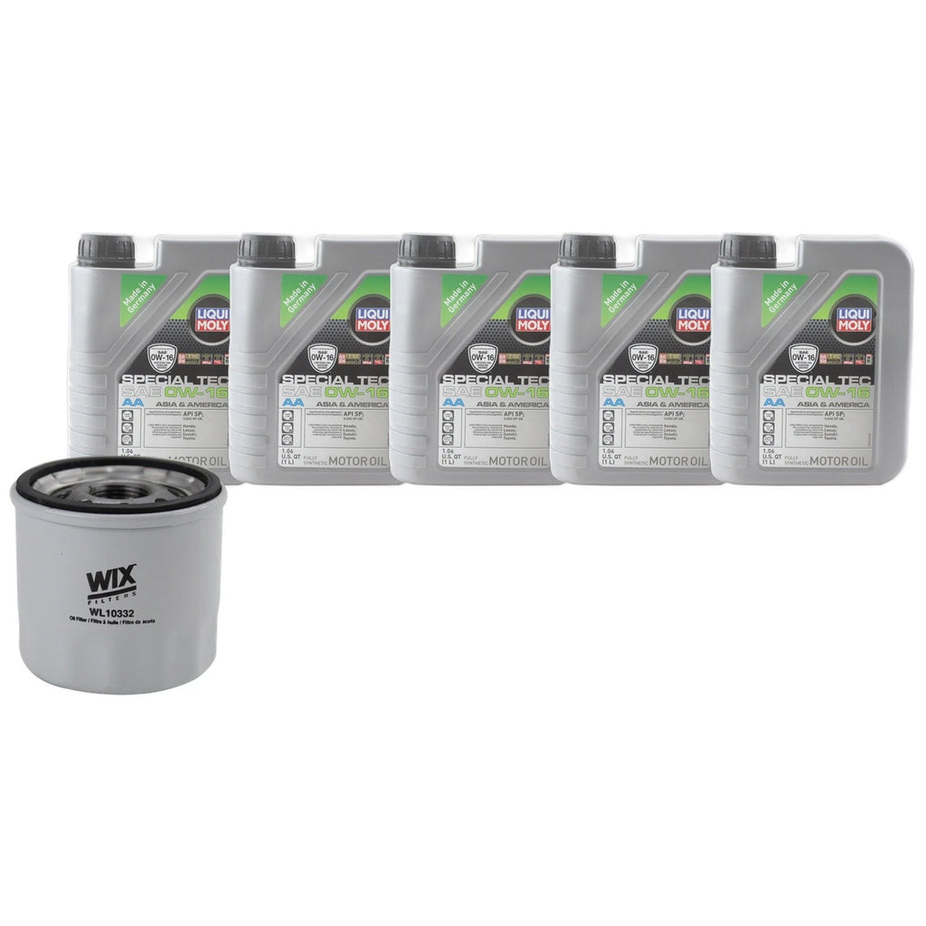 5L Liqui Moly Special Tec AA 0W16 Engine Oil Change Kit for Camry ES250 RAV4 (2018–2023)