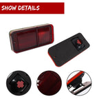 2X Rear Bumper Side Marker Light Red Lens for Chevrolet GMC C/K Trucks