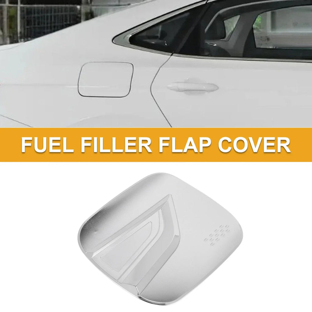 Fuel Tank Door Cap for Lexus NX 2022-2025 Gas Tank Flap Chrome Silver Tone