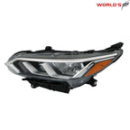 Headlight for Nissan Sentra (2020–2023) Halogen Black Driver Left