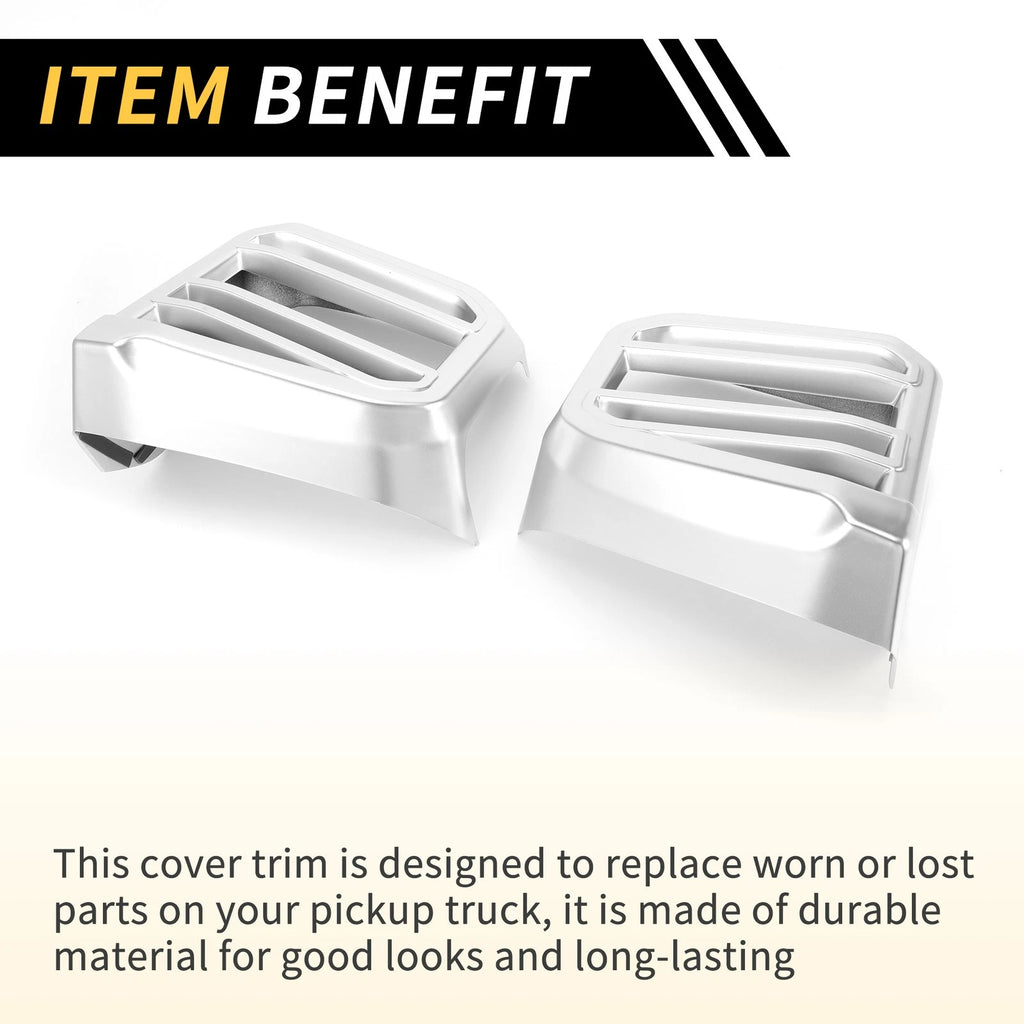 1 Pair Dashboard Side Air Vent AC Outlet Cover Trim for Toyota Tundra (2022–2024)