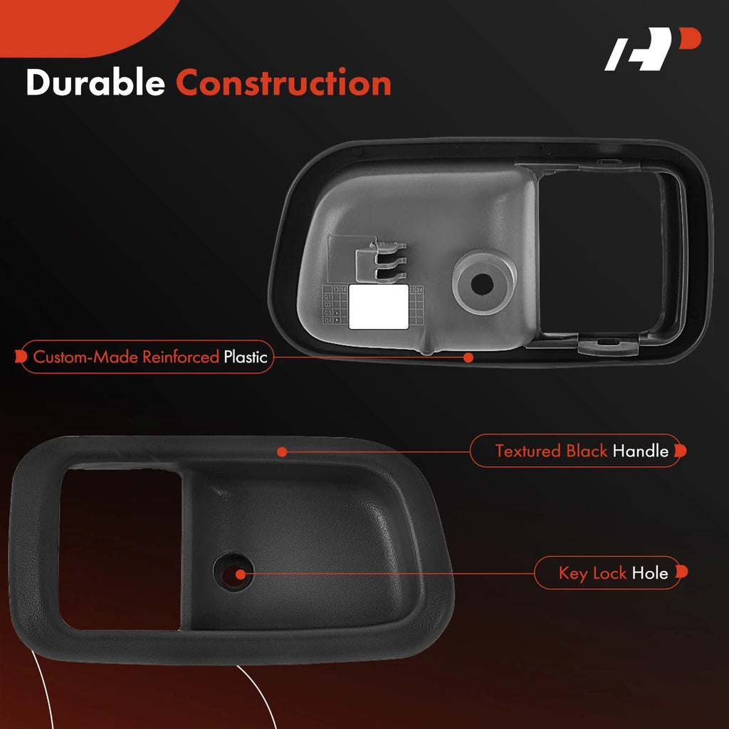Front Right Gray Charcoal Interior Door Handle for Toyota Tundra (2000–2006)