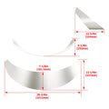 Set of 4 Universal Fender Flares 7" Wide for Cars 28"-30" Wheel Openings