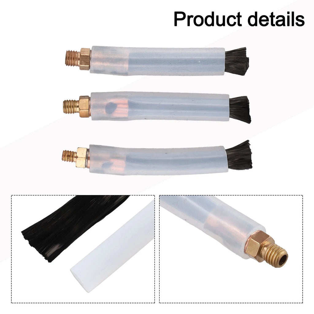 3X Acid Scrub Brushes for Weld Cleaning - Carbon Fiber Head